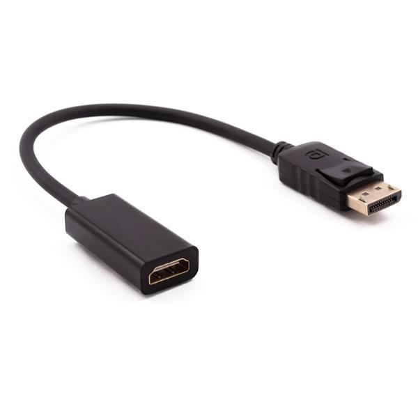 Nilox Cable Adaptador Display Port a HDMI Hembra Negro Nilox Cable Adaptador Display Port a HDMI Hembra Negro