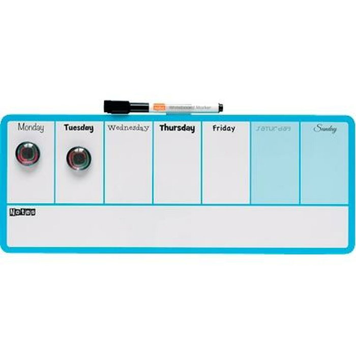 Nobo Planificador Semanal Magnético Mini Azul 360x140 mm Nobo Planificador Semanal Magnético Mini Azul 360x140 mm