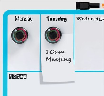 Nobo Planificador Semanal Magnético Mini Azul 360x140 mm Nobo Planificador Semanal Magnético Mini Azul 360x140 mm