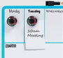 Nobo Planificador Semanal Magnético Mini Azul 360x140 mm