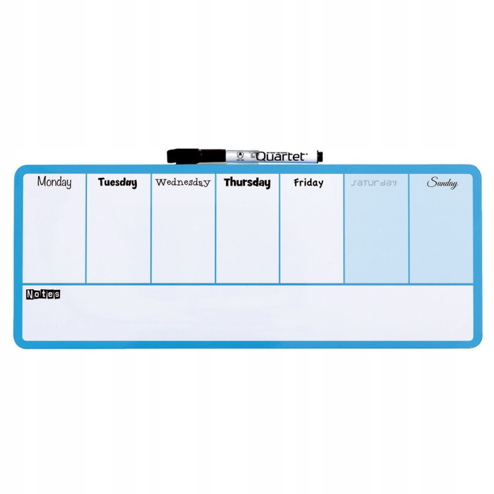Nobo Planificador Semanal Magnético Mini Azul 360x140 mm Nobo Planificador Semanal Magnético Mini Azul 360x140 mm