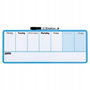 Nobo Planificador Semanal Magnético Mini Azul 360x140 mm