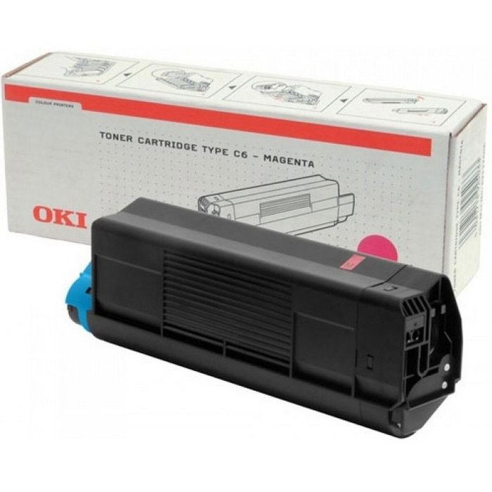 OKI Tóner Magenta Type C6 para series C-5100/C-5200/C-5300/C-5400