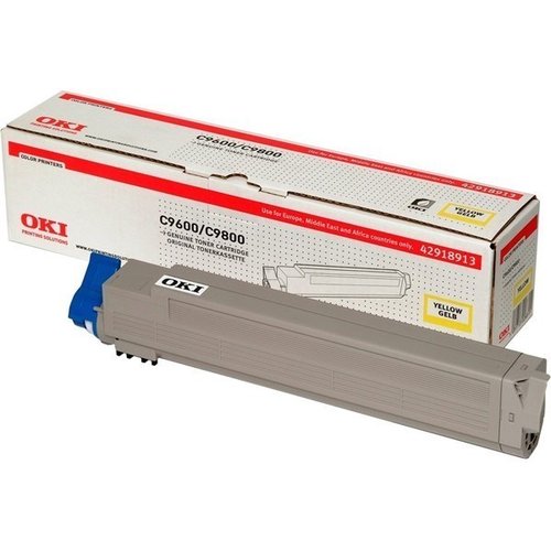 OKI 42918913 Tóner Amarillo para C9600