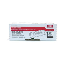 OKI 43324408 Negro Original Toner 6000 Páginas Compatible con C5600, C5700