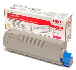 OKI Toner Magenta 43381906 (Referencia 43324406) - Cartucho de Tinta Original para Impresoras OKI