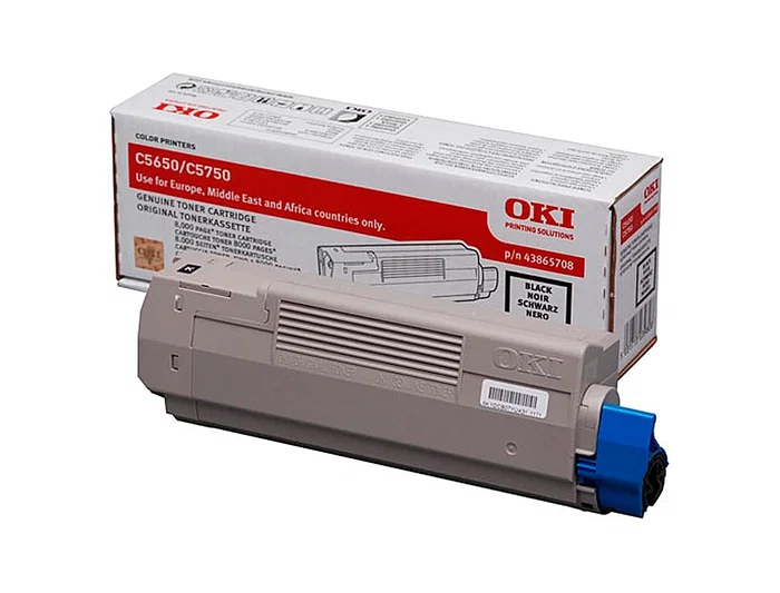 OKI Toner 43865708 Negro Original Rendimiento 8000 Páginas OKI Toner 43865708 Negro Original Rendimiento 8000 Páginas