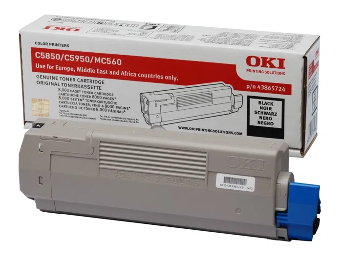 Oki Tóner Negro C11 para C5850/5950/MC560 - 8000 páginas - Original