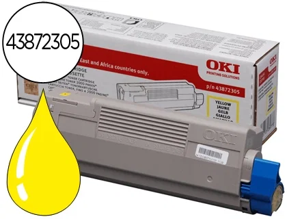 Oki Tóner Amarillo 43872305 para C5650/C5750