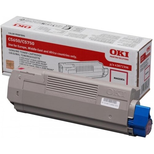 Oki Tóner Magenta 43872306 para C5650/C5750