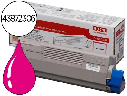 Oki Tóner Magenta 43872306 para C5650/C5750