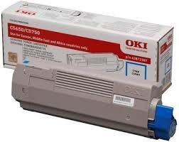 OKI Cartucho de Tóner Cian 43872307 Original para C5650/C5750