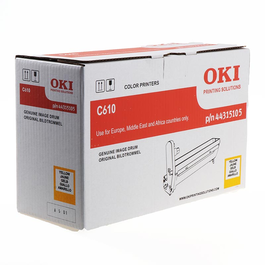 Oki Tambor Original C610 Amarillo 20k Páginas (44315105) para C610dn/dtn/n