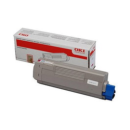 OKI Tóner 44315306 Original Magenta - Compatible con C610 - Rendimiento 6000 páginas - Impresión Láser a Color