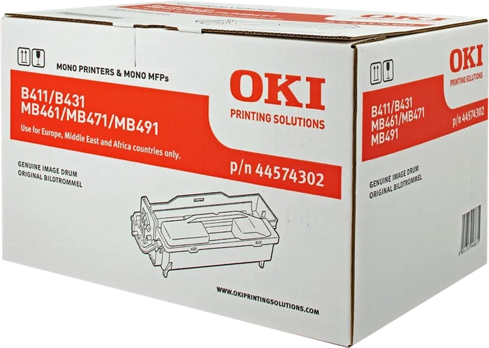 OKI Unidad de tambor negro 44574302