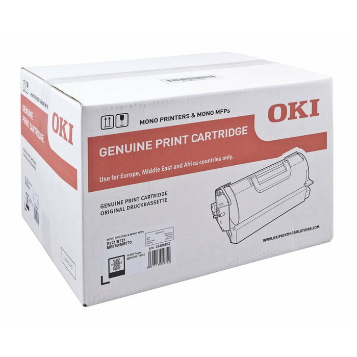 OKI 45488802 Tóner Negro OKI 45488802 Tóner Negro