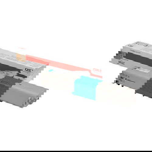 OKI Toner 46508715 Cyan, Cartucho de Tinta Cian para Impresoras Compatibles