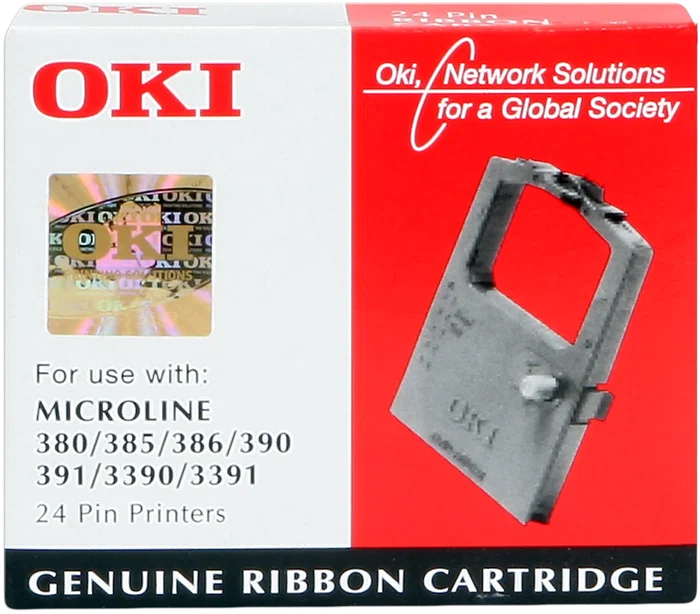OKI Cinta de Nylon Negra 09002309 para Microline ML380/390/391/3390/3391