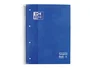Oxford Bloc espiral tapa extradura azul 80 hojas cuadros 5mm DIN A4+