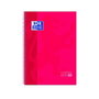 Oxford Set de 5 Cuadernos Microperforados A4+ Cuadrícula 5x5 Rojo