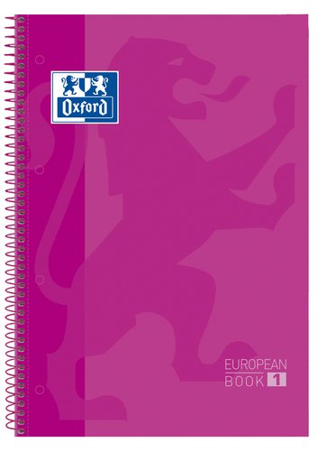 Oxford Cuaderno Europeanbook Tapa Extradura 80 Hojas Cuadrícula 5x5 A4+ Rosa Oxford Cuaderno Europeanbook Tapa Extradura 80 Hojas Cuadrícula 5x5 A4+ Rosa