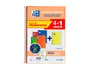 Oxford Cuaderno Espiral Write&Erase Folio 80 Hojas Milimetrado Pack 4+1 Colores Vivos