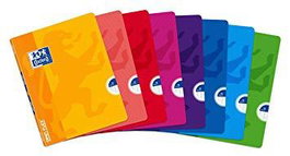 Oxford Libreta Grapada Openflex A5+ 4x4 mm Tapa Plástico Pack 10 Unidades (Set de 10)