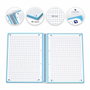 Oxford Cuaderno European Book 1 Tapa Extradura 80 Hojas Cuadriculado A4+ Turquesa