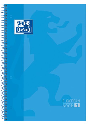 Oxford Cuaderno European Book 1 Tapa Extradura 80 Hojas Cuadriculado A4+ Turquesa Oxford Cuaderno European Book 1 Tapa Extradura 80 Hojas Cuadriculado A4+ Turquesa