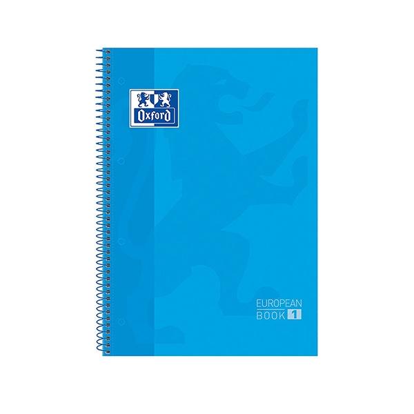 Oxford Cuaderno European Book 1 Tapa Extradura 80 Hojas Cuadriculado A4+ Turquesa Oxford Cuaderno European Book 1 Tapa Extradura 80 Hojas Cuadriculado A4+ Turquesa