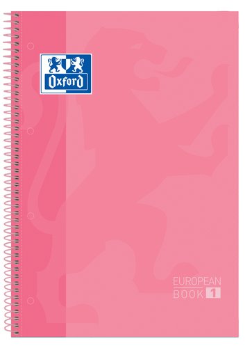 Oxford Cuaderno European Book 1 Tapa Extradura Rosa Chicle A4+ Oxford Cuaderno European Book 1 Tapa Extradura Rosa Chicle A4+