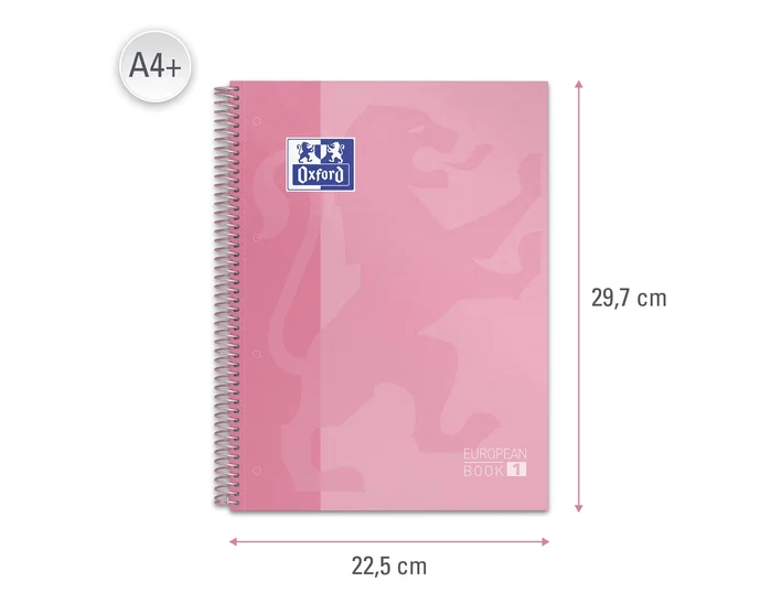 Oxford Cuaderno European Book 1 Tapa Extradura Rosa Chicle A4+ Oxford Cuaderno European Book 1 Tapa Extradura Rosa Chicle A4+