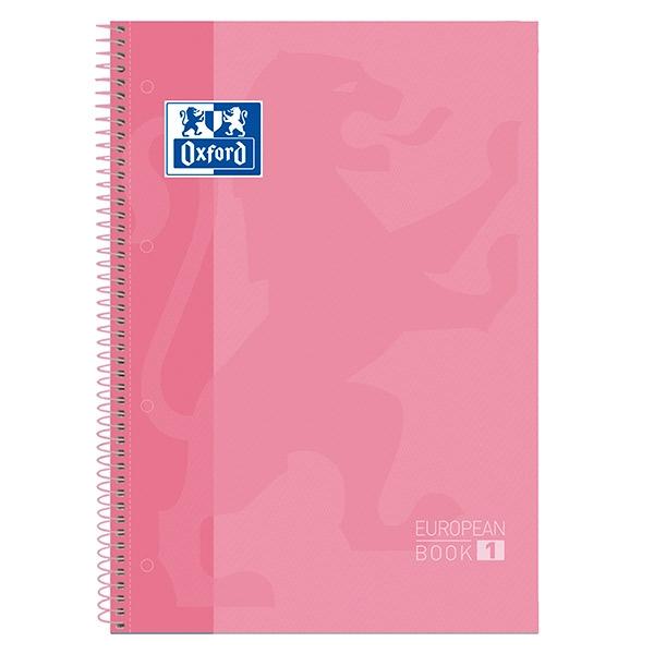 Oxford Cuaderno European Book 1 Tapa Extradura Rosa Chicle A4+ Oxford Cuaderno European Book 1 Tapa Extradura Rosa Chicle A4+