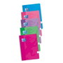 Oxford Pack de 5 Cuadernos School Espiral Folio 80 Hojas 4x4mm Tapa Blanda