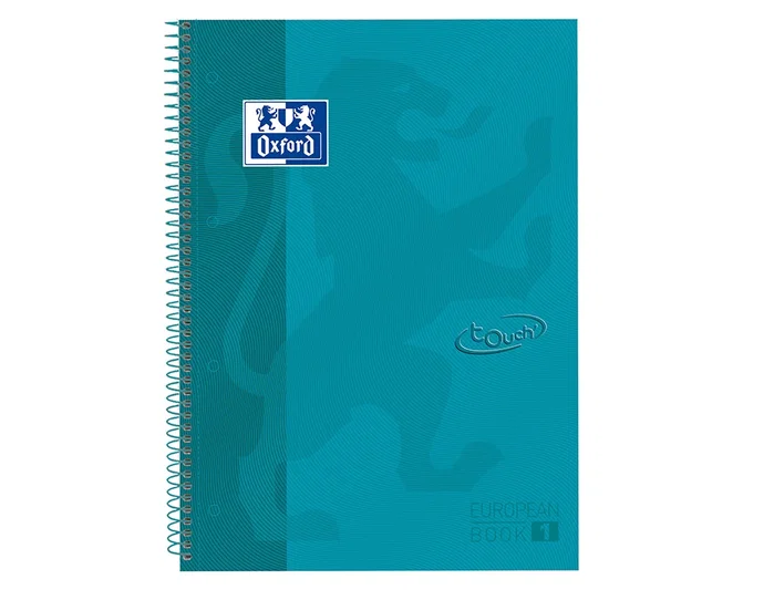 Oxford Cuaderno Europeanbook 1 Tapa Extradura A4+ Aqua Intenso