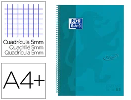 Oxford Cuaderno Europeanbook 1 Tapa Extradura A4+ Aqua Intenso