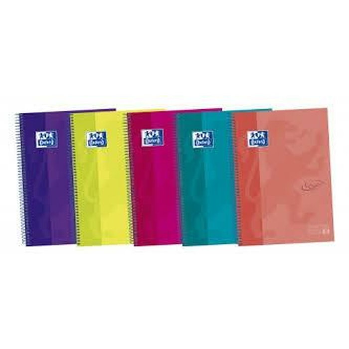 Oxford Cuaderno Espiral Ebook 5 Tapa Extradura Din A4+ 120 Hojas Horizontal Colores Surtidos Touch Oxford Cuaderno Espiral Ebook 5 Tapa Extradura Din A4+ 120 Hojas Horizontal Colores Surtidos Touch