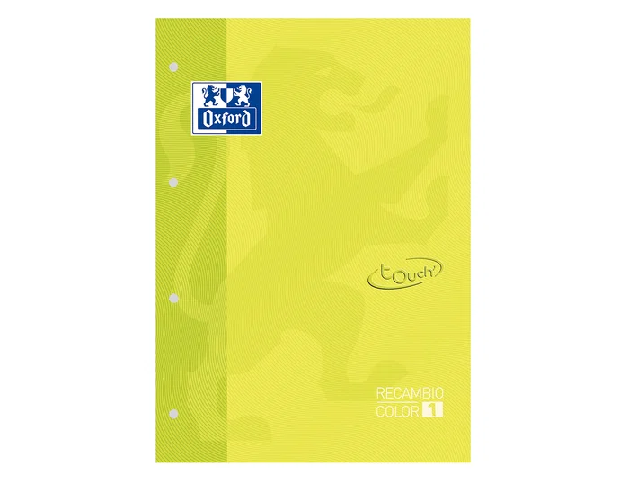 Oxford Recambio Touch Din A4+ Verde Lima 80 Hojas Cuadriculadas 5 mm Oxford Recambio Touch Din A4+ Verde Lima 80 Hojas Cuadriculadas 5 mm