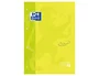 Oxford Recambio Din A4+ 80 Hojas 90gr Cuadriculado 5mm Tapa Blanda 4 Taladros Verde Lima