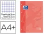 Oxford Recambio Color Coral DIN A4+ 80 Hojas 90 g Cuadriculado 5 mm