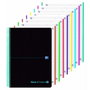 Oxford Cuaderno Espiral Ebook 160 Hojas Din A4+ Cuadrícula 5 mm Black'n Colors Turquesa