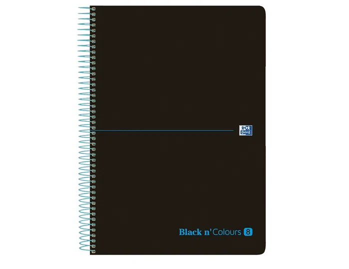 Oxford Set de 5 Cuadernos Black'n Colours Europeanbook A4+ 160 Hojas
