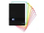 Oxford Black N'Colours Europeanbook 8 Cuaderno Microperforado 160H A4+ 5x5 T-Plástico Negro (Set de 5) (Set de 5)