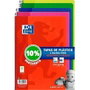 Oxford Pack 5 Cuadernos Espiral Folio 80 Hojas 4x4mm Colores Vivos