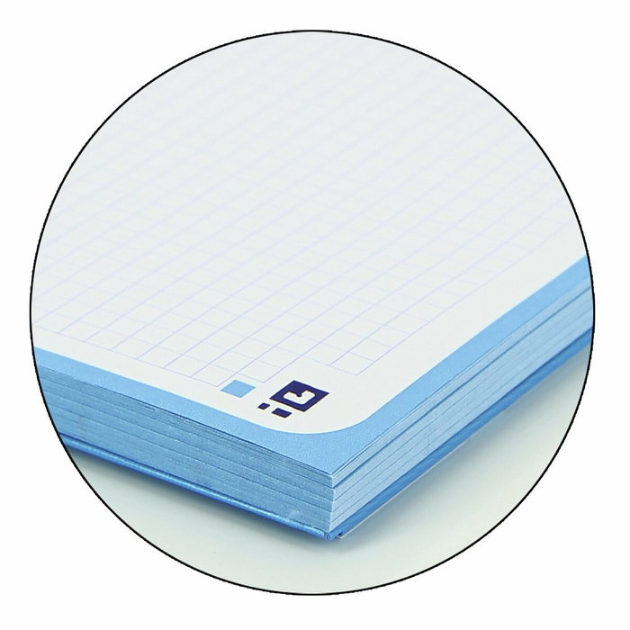 Oxford Cuaderno con Espiral Cuadriculado European Book 1 Touch A4+ 80 Hojas Azul Agua