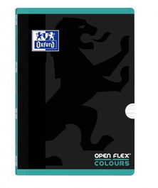 Oxford Openflex Colour Libreta A4 Grapada 90g, Tapa de Plástico, 48H, 1 Línea, Color Ice Mint, Pack de 10 Unidades
