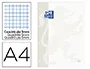 Oxford Recambio A4 80 Hojas Cuadro 5 mm 4 Taladros Blanco