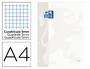 Oxford Recambio A4 80 Hojas Cuadro 5 mm 4 Taladros Blanco