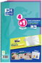 Oxford Cuaderno Espiral Write&Erase Folio 80 Hojas 4x4mm Pack 4+1 Colores Tendencia