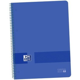 Oxford Live&Go Europeanbook 1 Cuaderno A4+ 80H Azul Marino Pack 5 UD